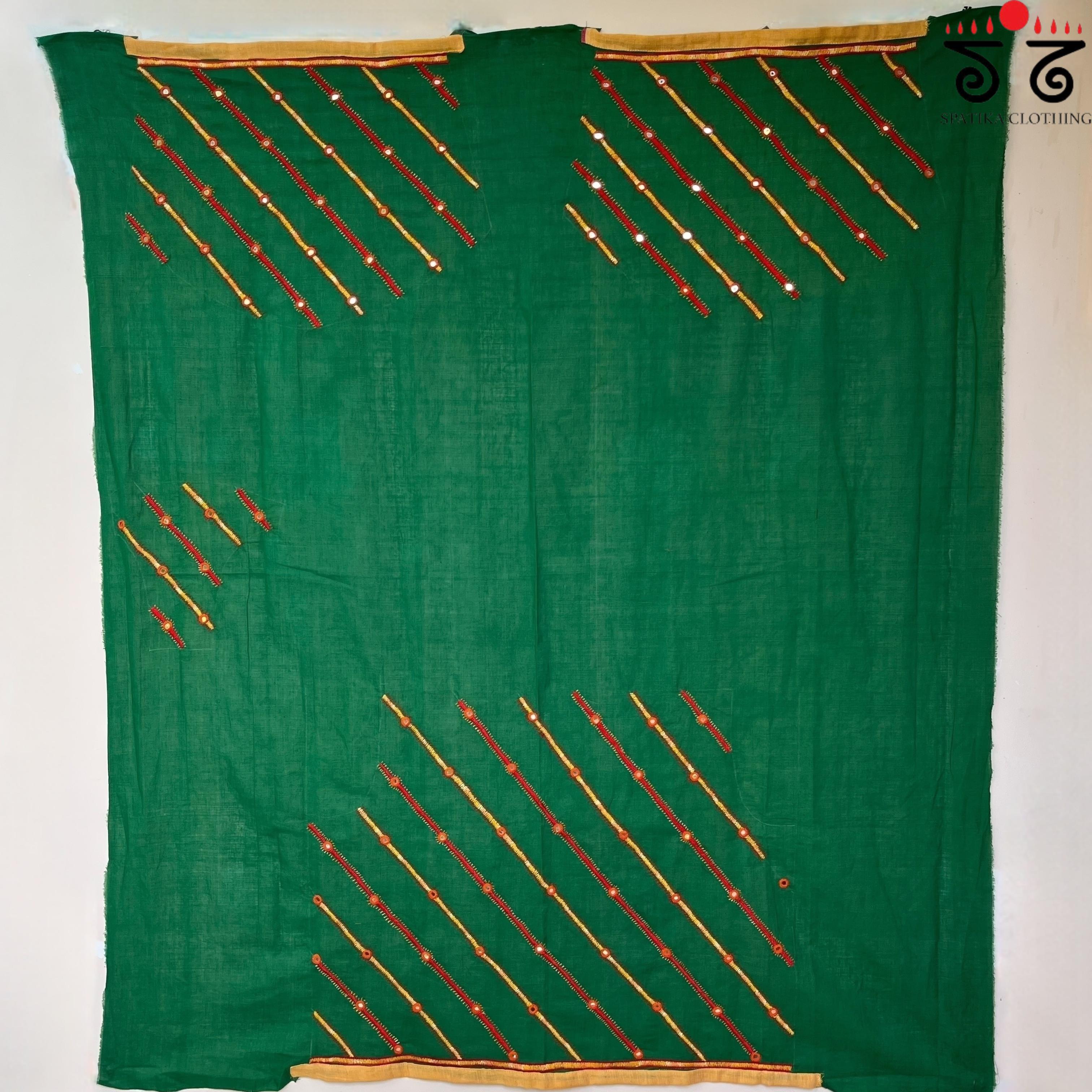 Banjara Hand Embroidered Blouse Fabric