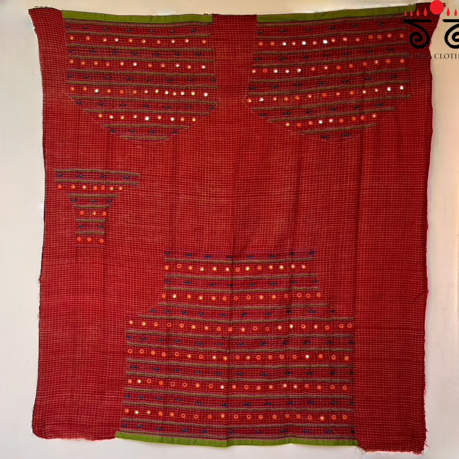 Banjara Hand Embroidered Blouse Fabric