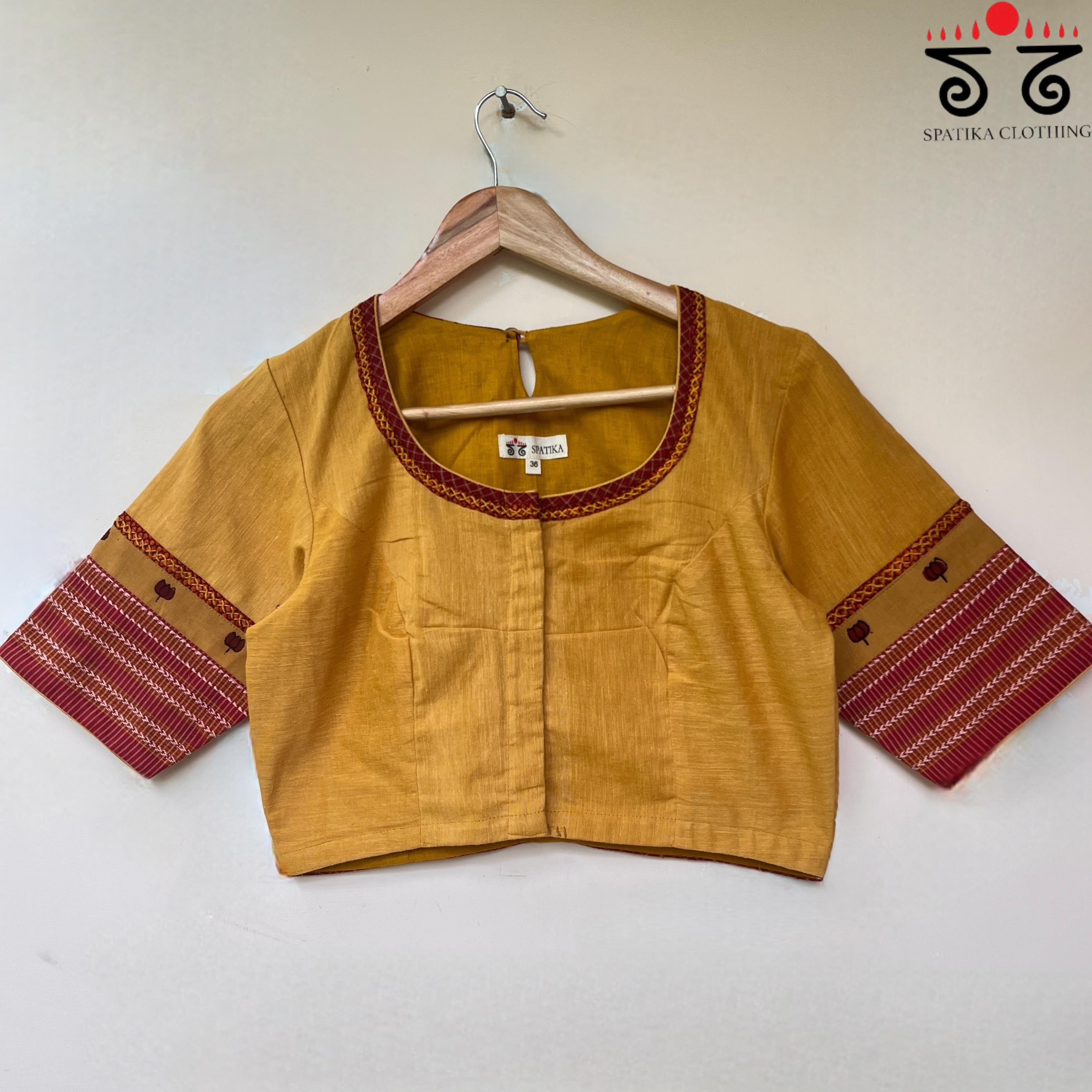 The Kalamkari Yoke Blouse