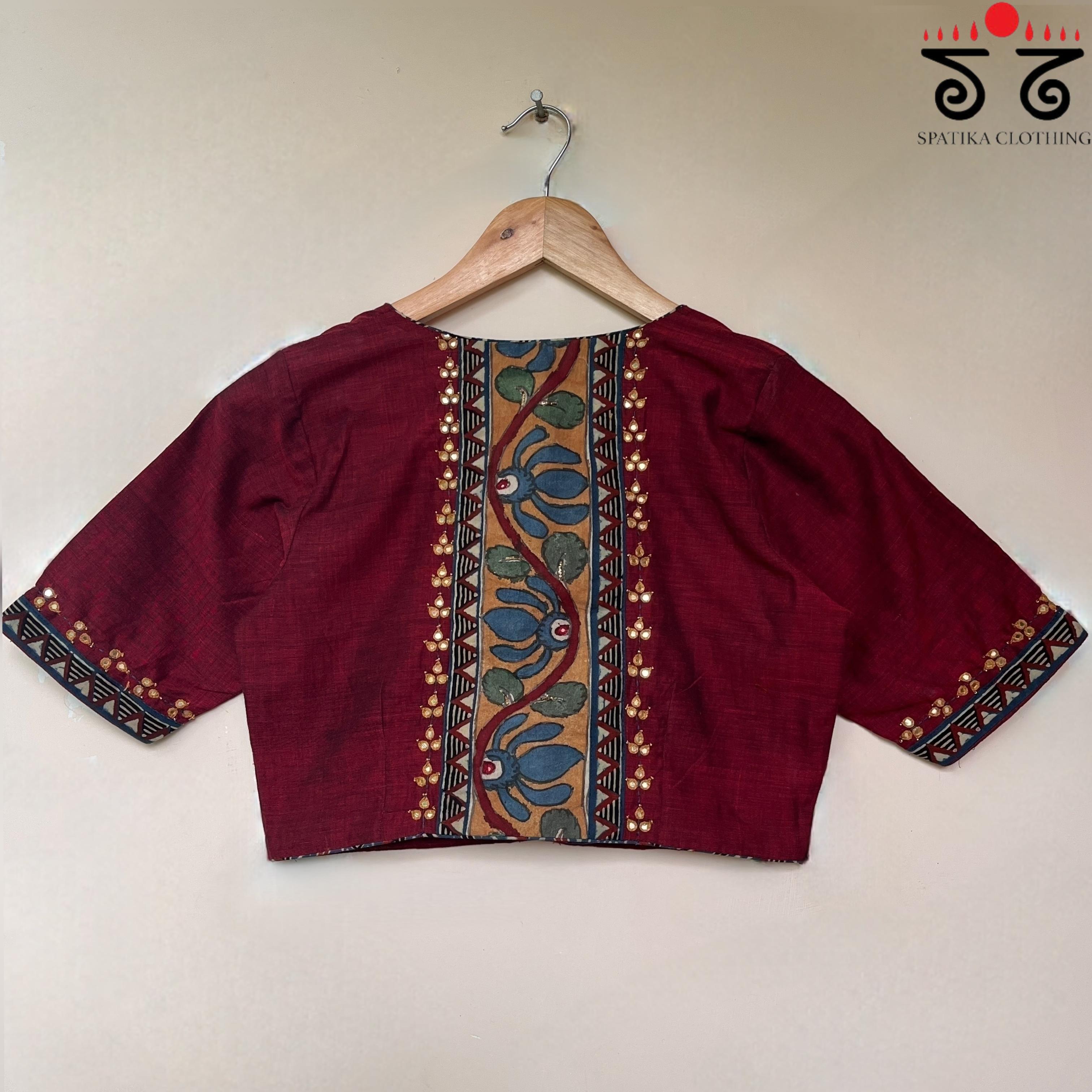 Pen Kalamkari - Handcrafted Blouse