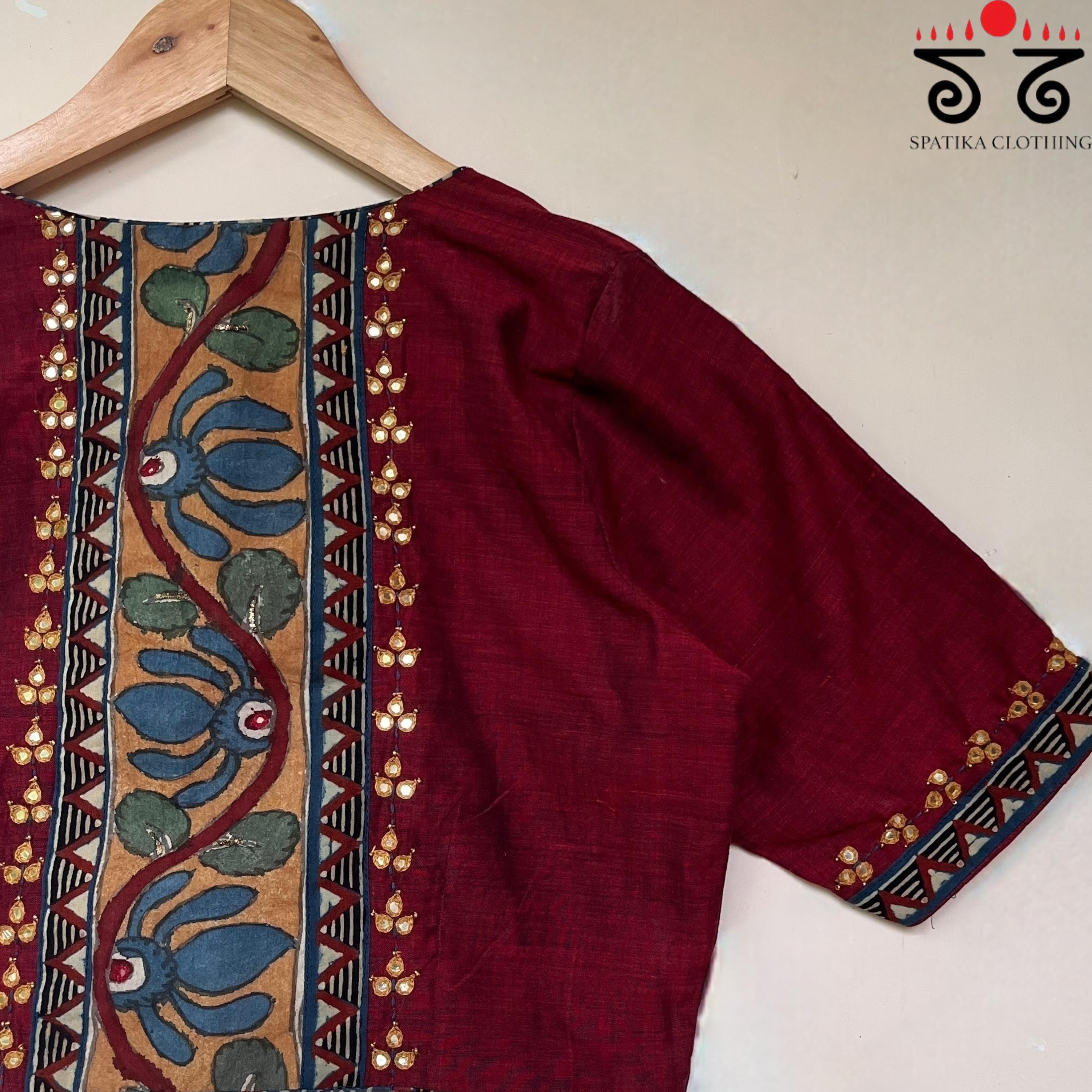Pen Kalamkari - Handcrafted Blouse