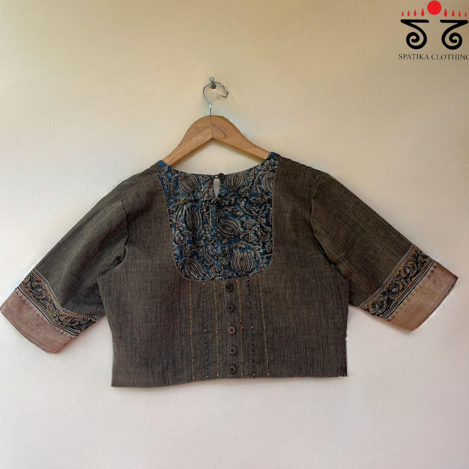 The Kalamkari Yoke Blouse