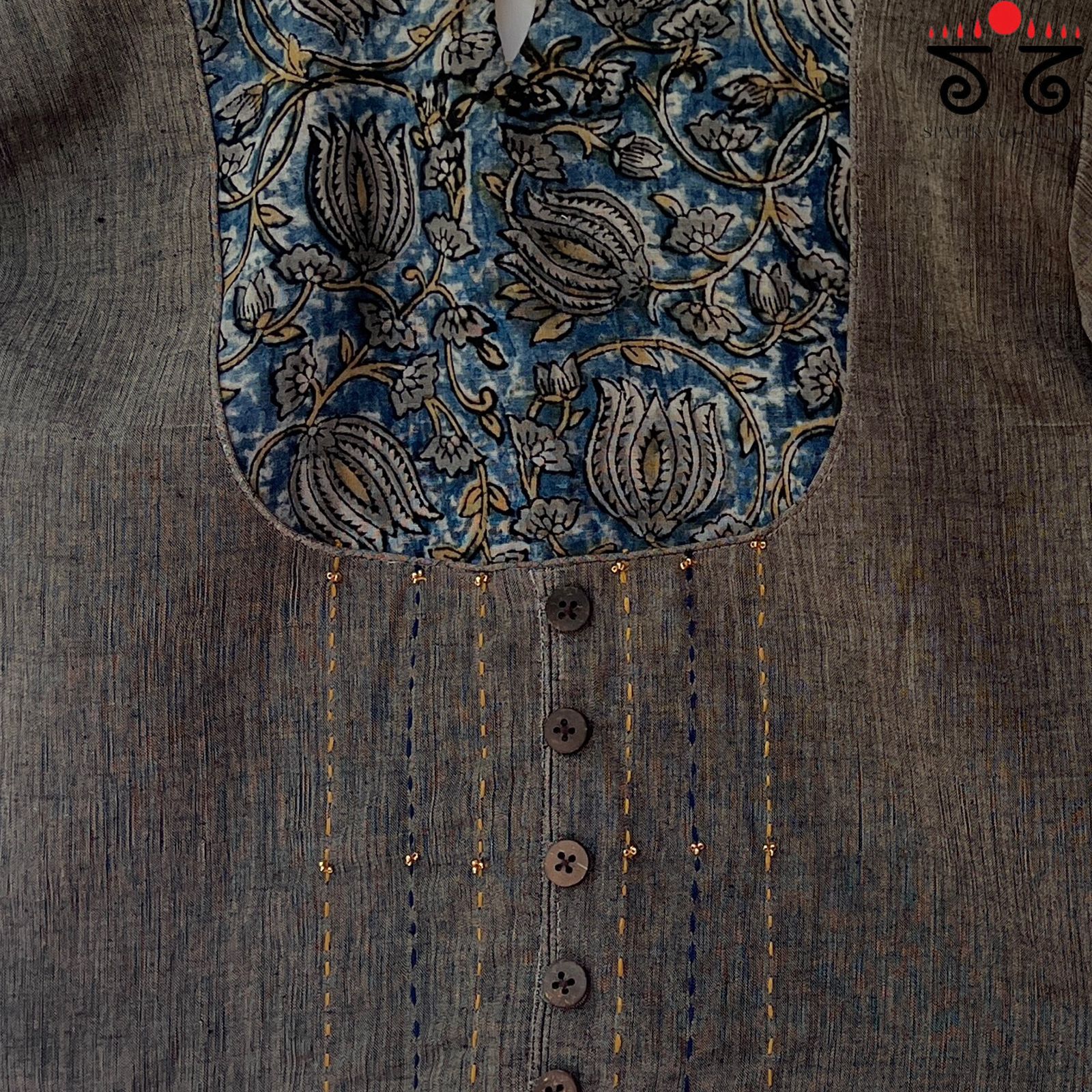 The Kalamkari Yoke Blouse