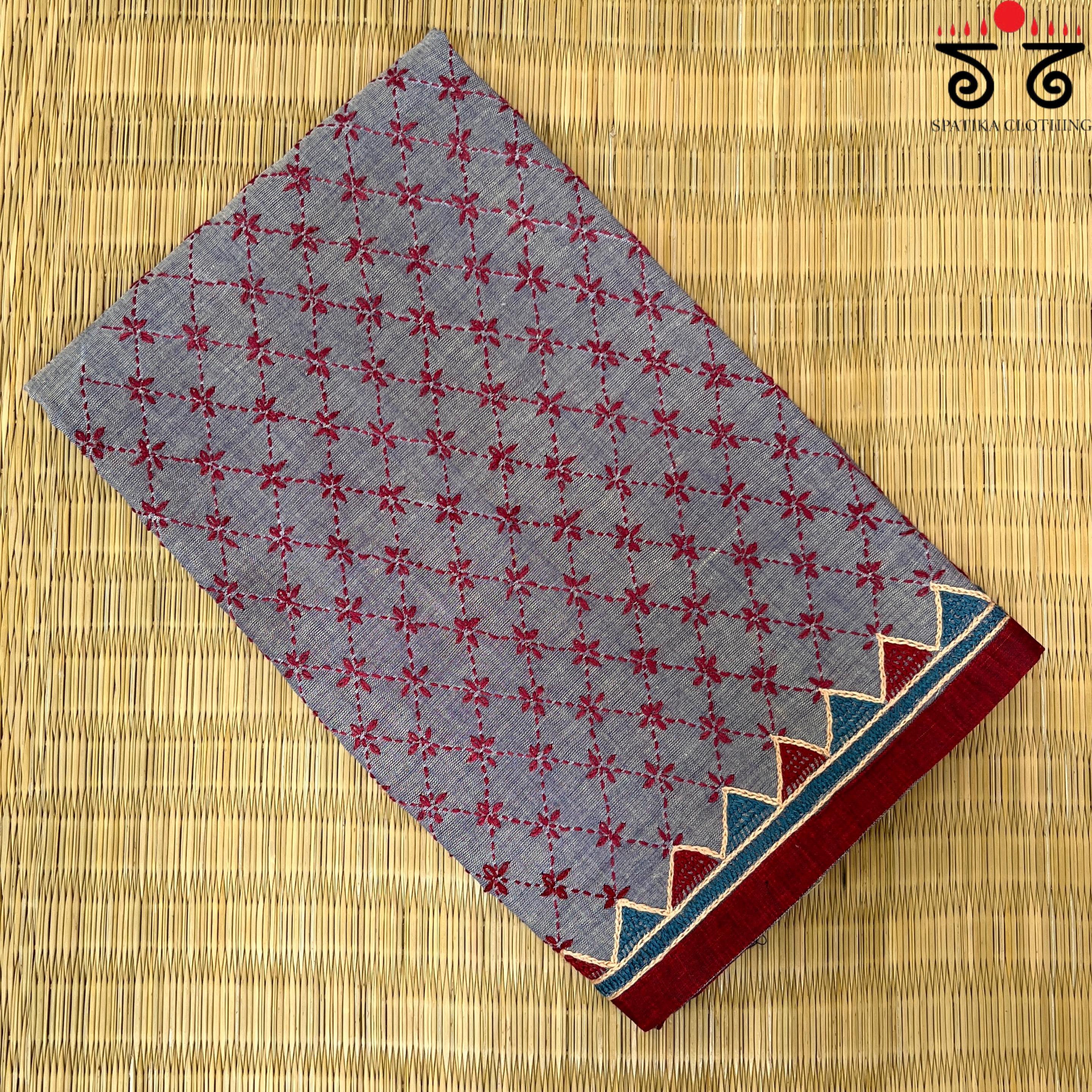Banjara Hand Embroidered Blouse Fabric