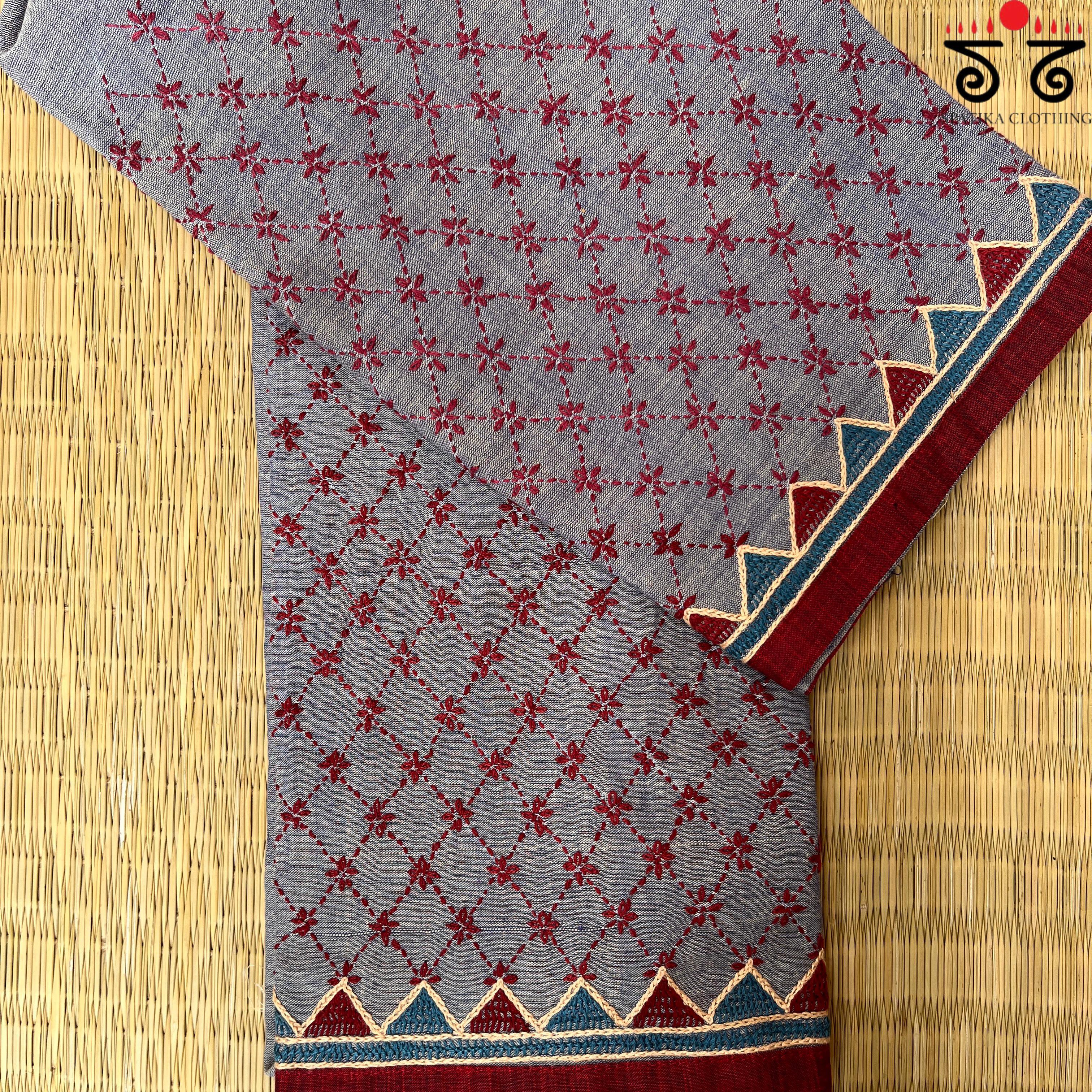 Banjara Hand Embroidered Blouse Fabric