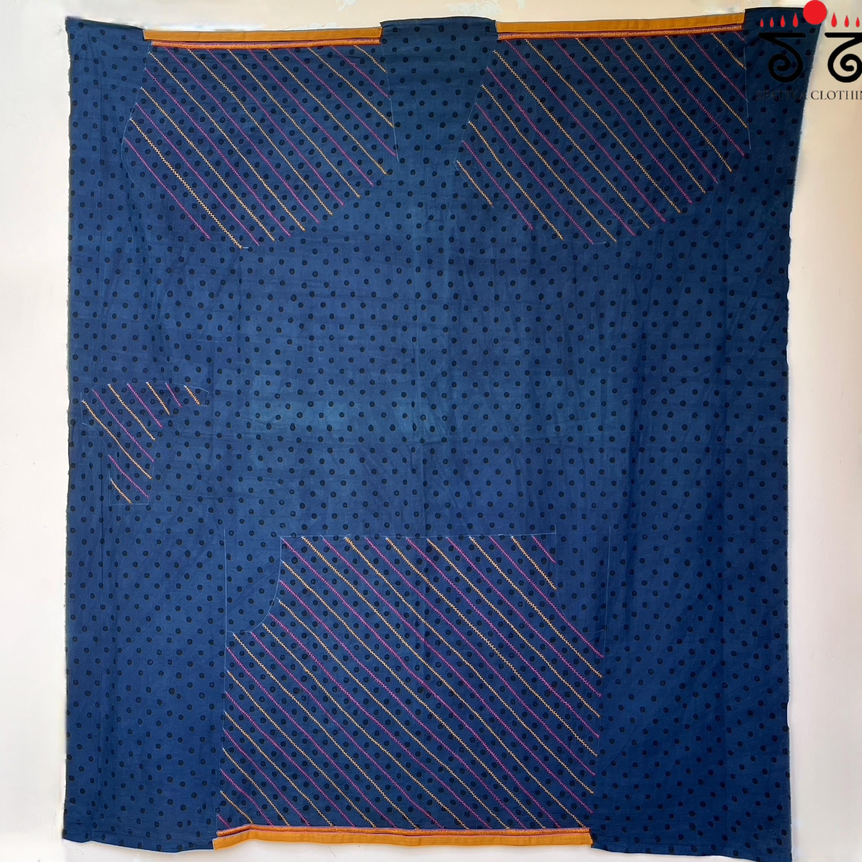 Banjara Hand Embroidered Blouse Fabric