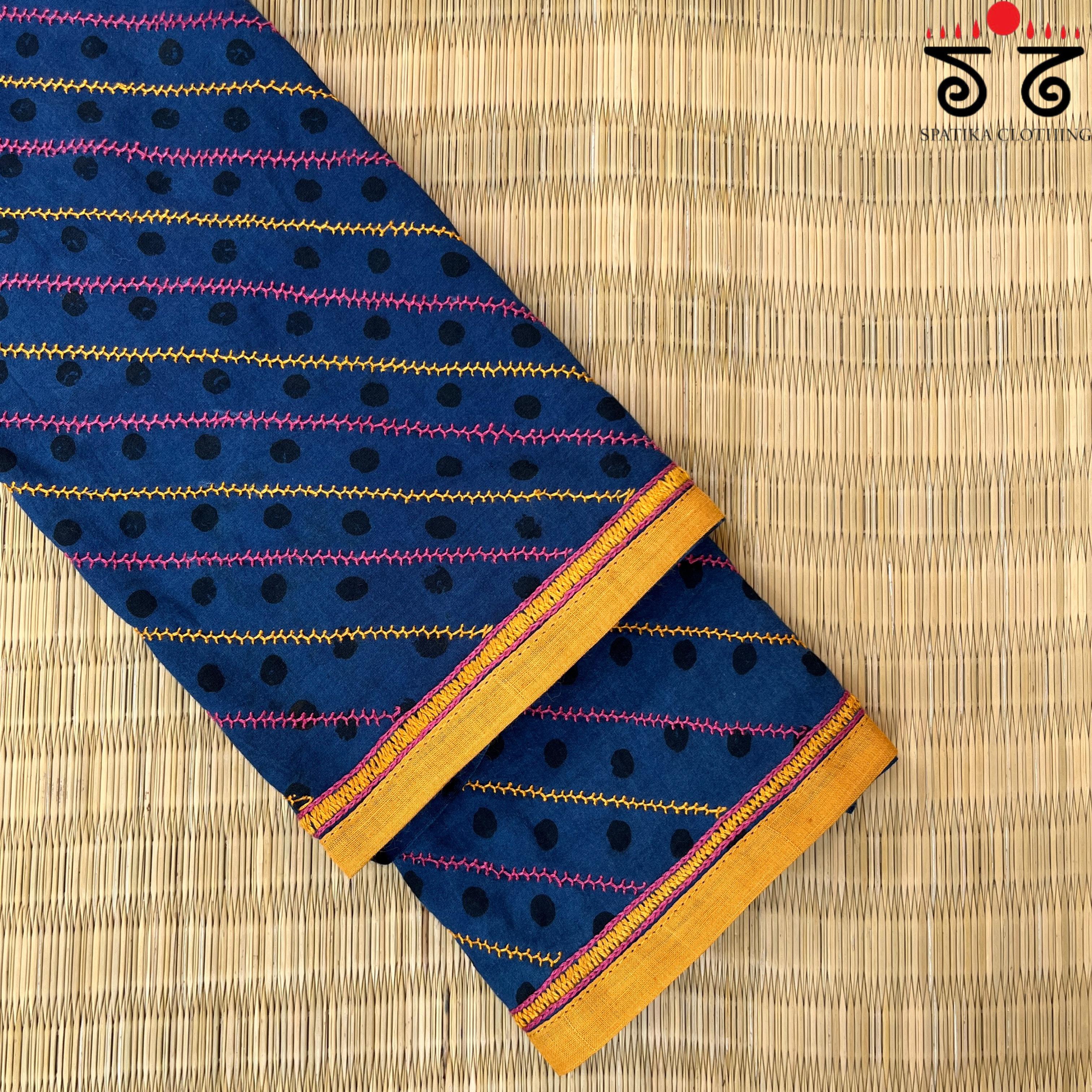Banjara Hand Embroidered Blouse Fabric