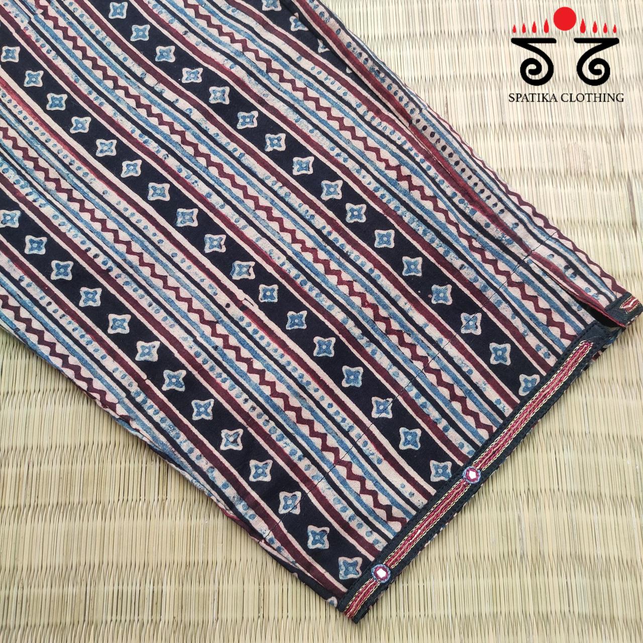 Ajrak Co-ord Set - Black