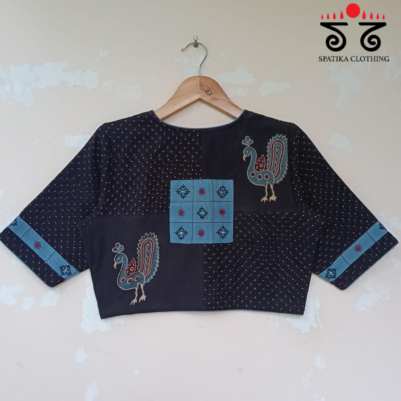Morni Collage-Handcrafted Blouse