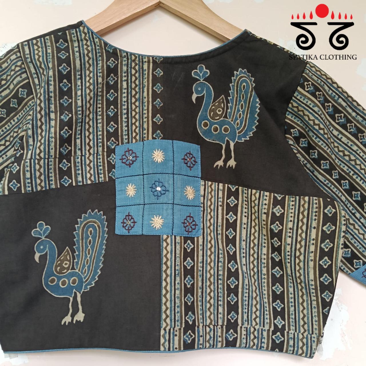 Morni Collage-Handcrafted Blouse