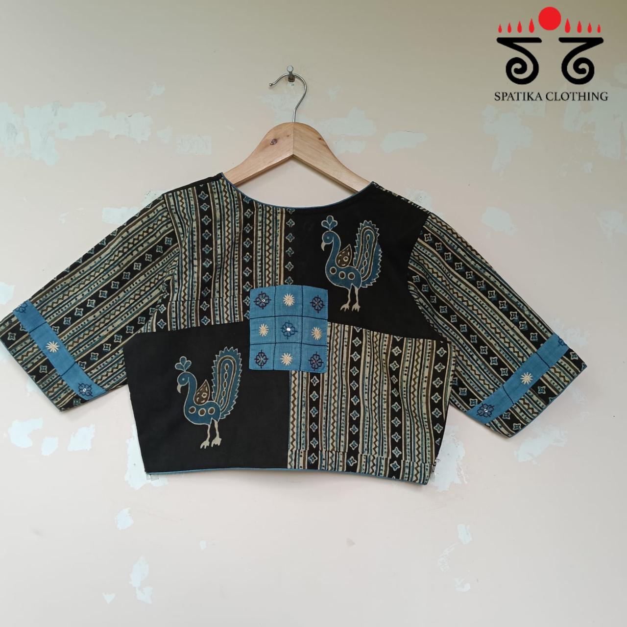 Morni Collage-Handcrafted Blouse
