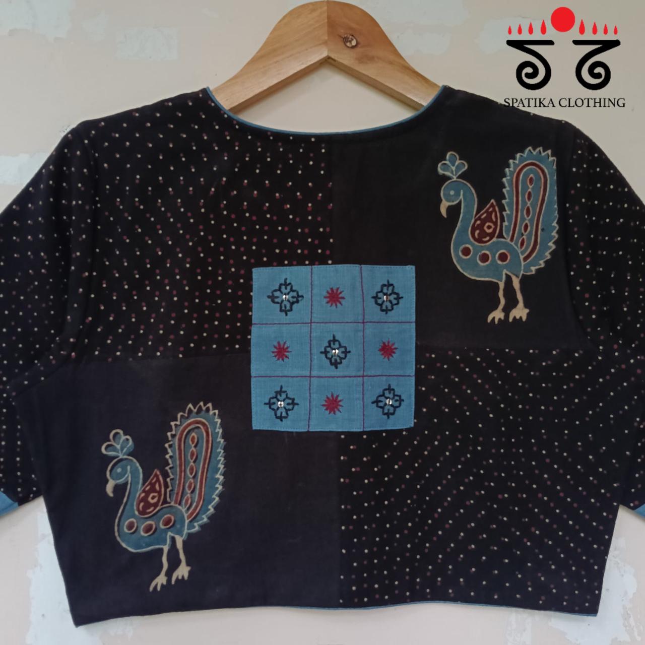 Morni Collage-Handcrafted Blouse
