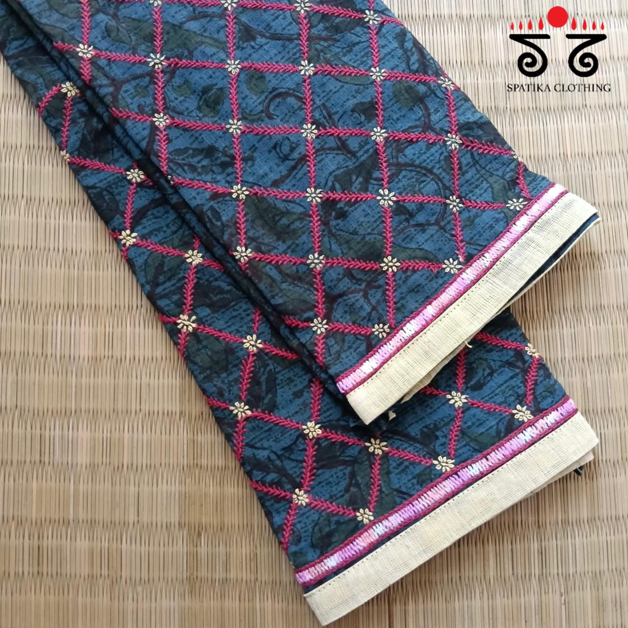 Banjara Hand Embroidered Blouse Fabric