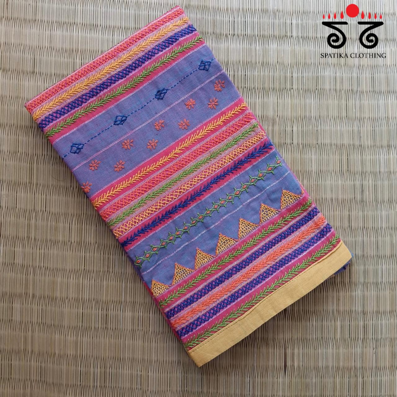 Banjara Hand Embroidered Blouse Fabric