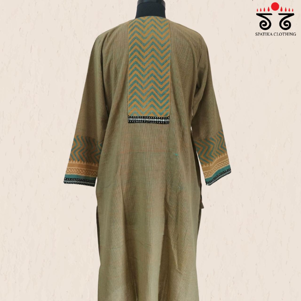 Ajrak Hand - Blockprinted Revival Kurta