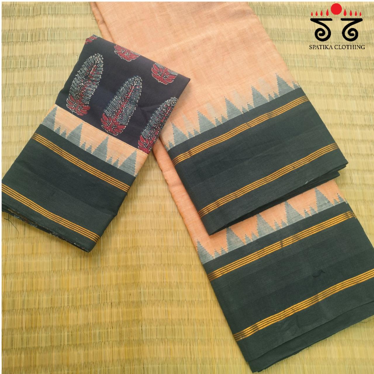 Ponduru Handspun Cotton Saree - Special Blouse