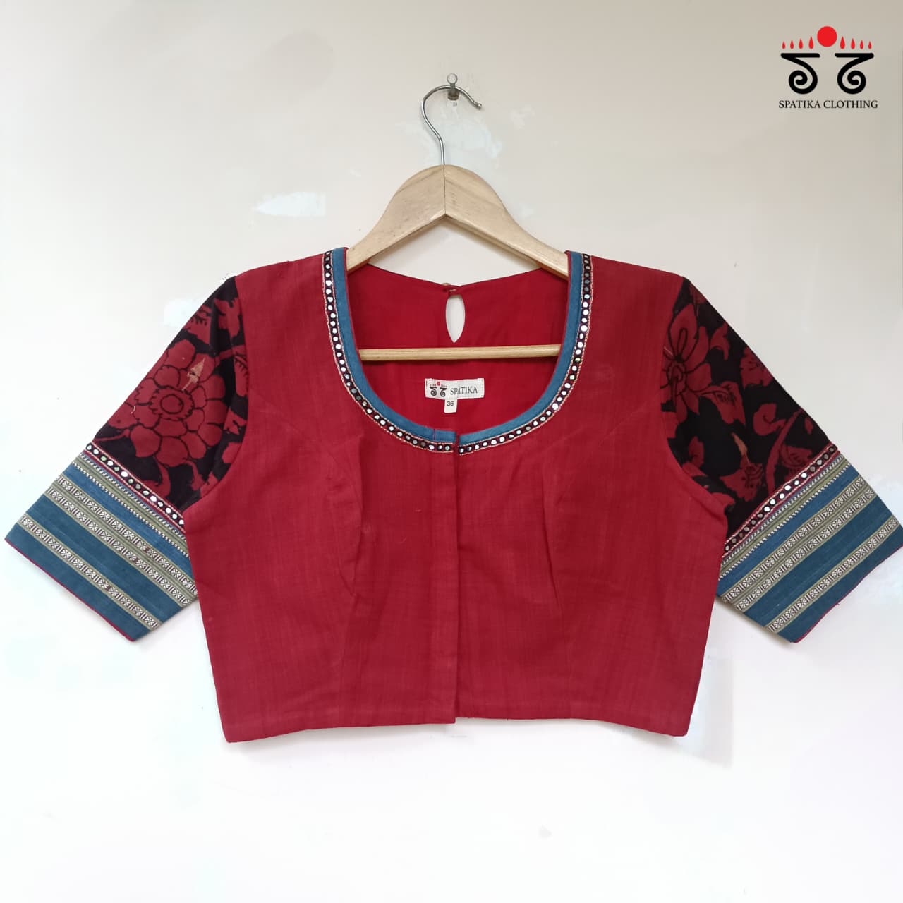 The Kalamkari Yoke Blouse