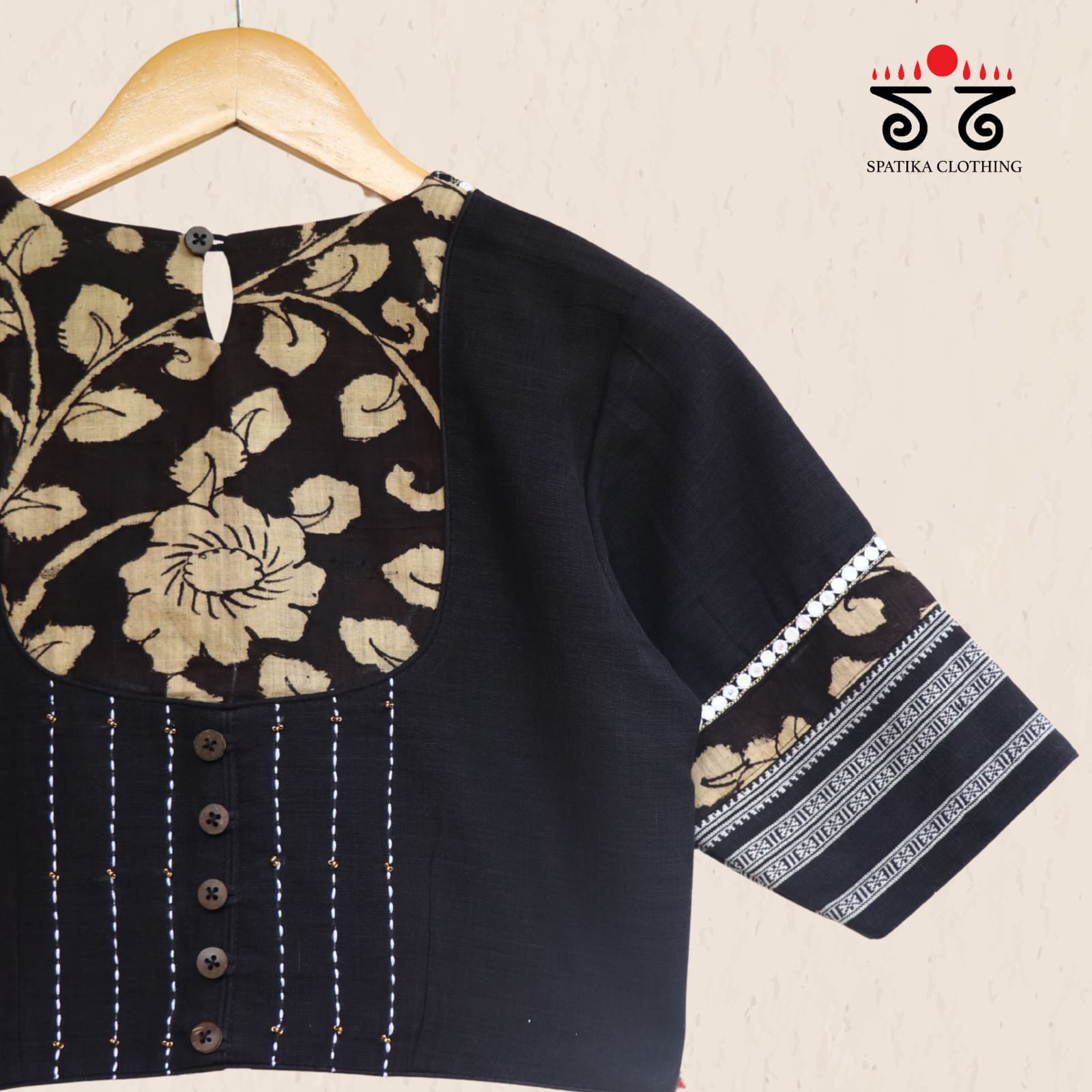 The Kalamkari Yoke Blouse