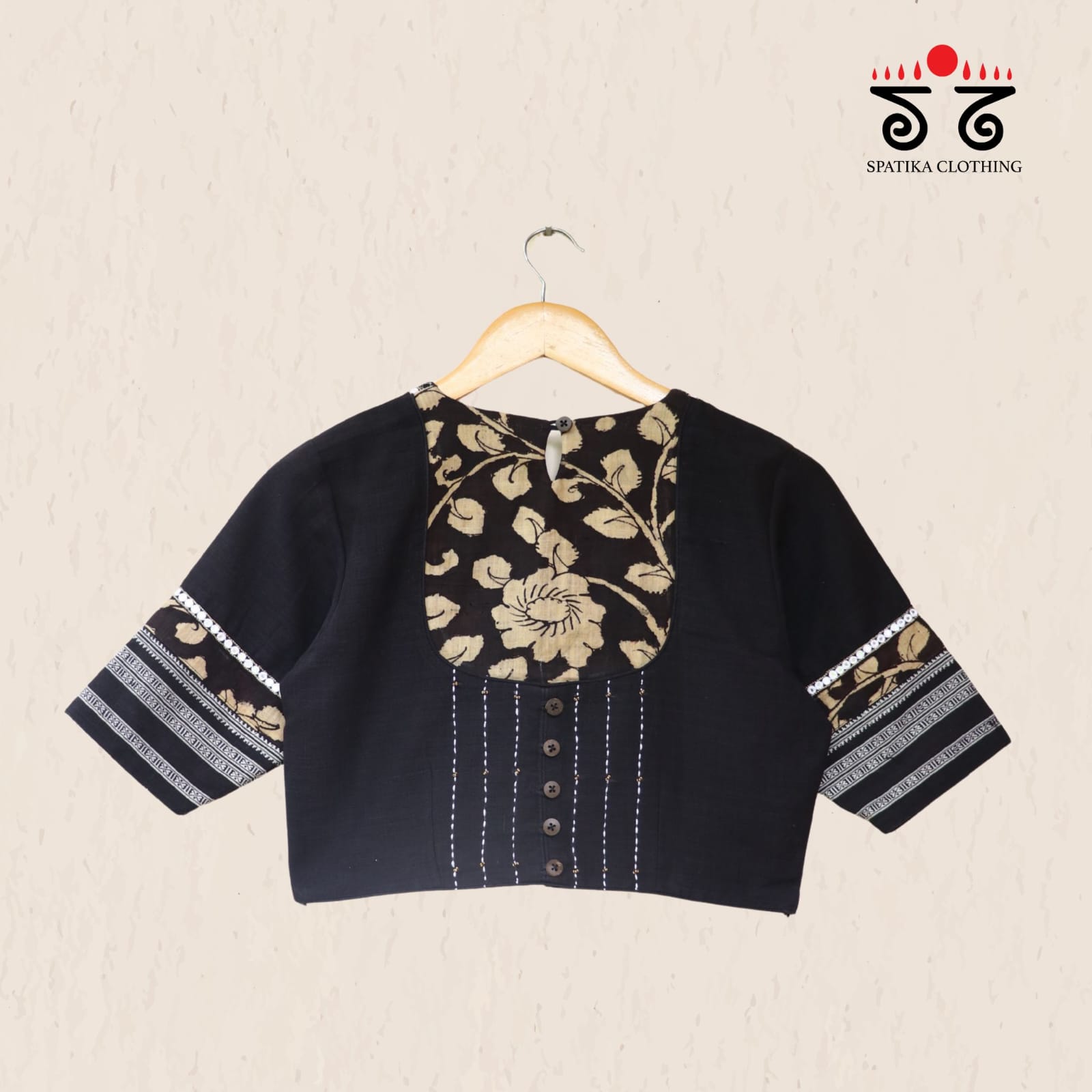 The Kalamkari Yoke Blouse