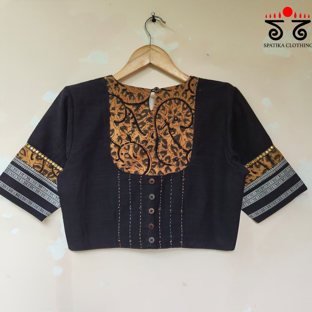 The Kalamkari Yoke Blouse