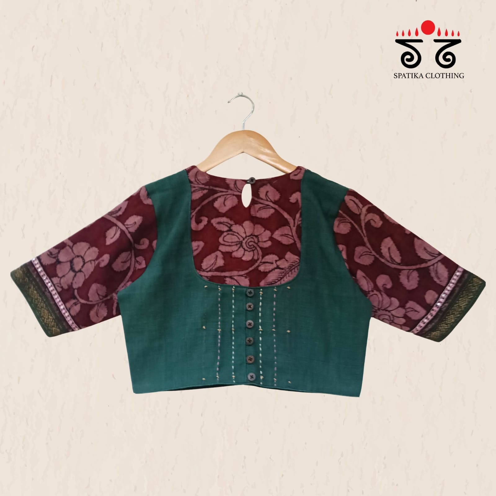 The Kalamkari Yoke Blouse