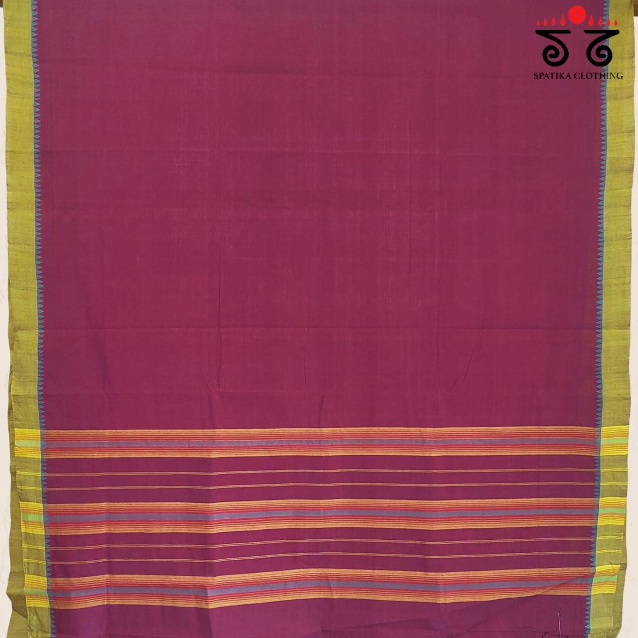 Andhra Handwoven Cotton Saree - Special Blouse