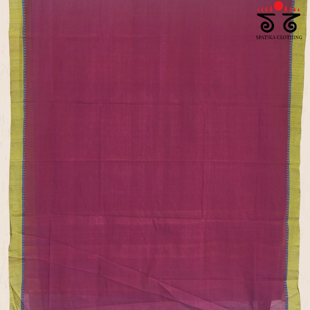 Andhra Handwoven Cotton Saree - Special Blouse
