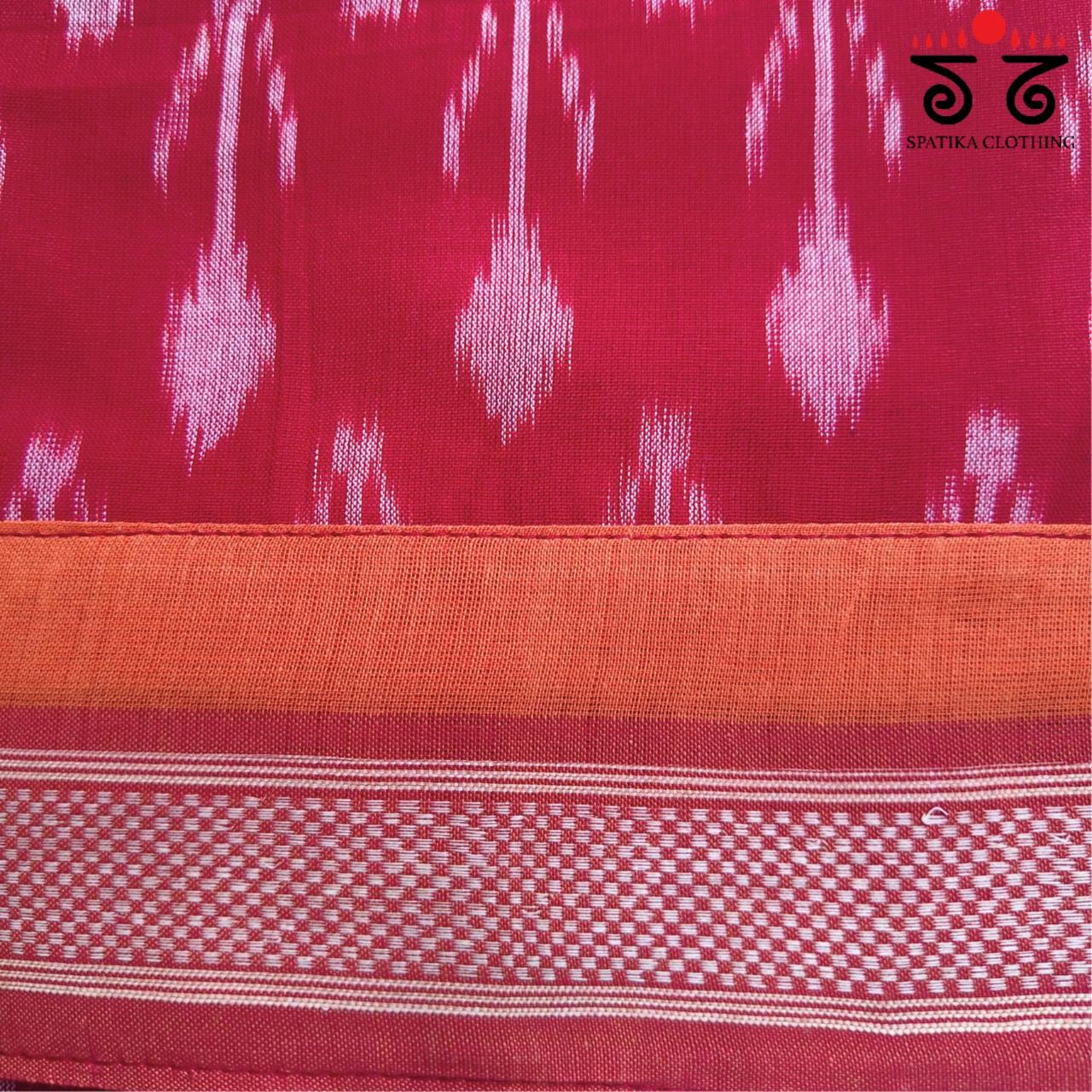 Andhra Handwoven Cotton Saree - Special Blouse