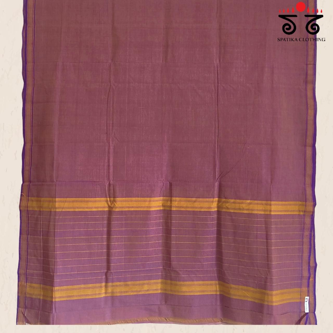 Andhra Handwoven Cotton Saree - Special Blouse
