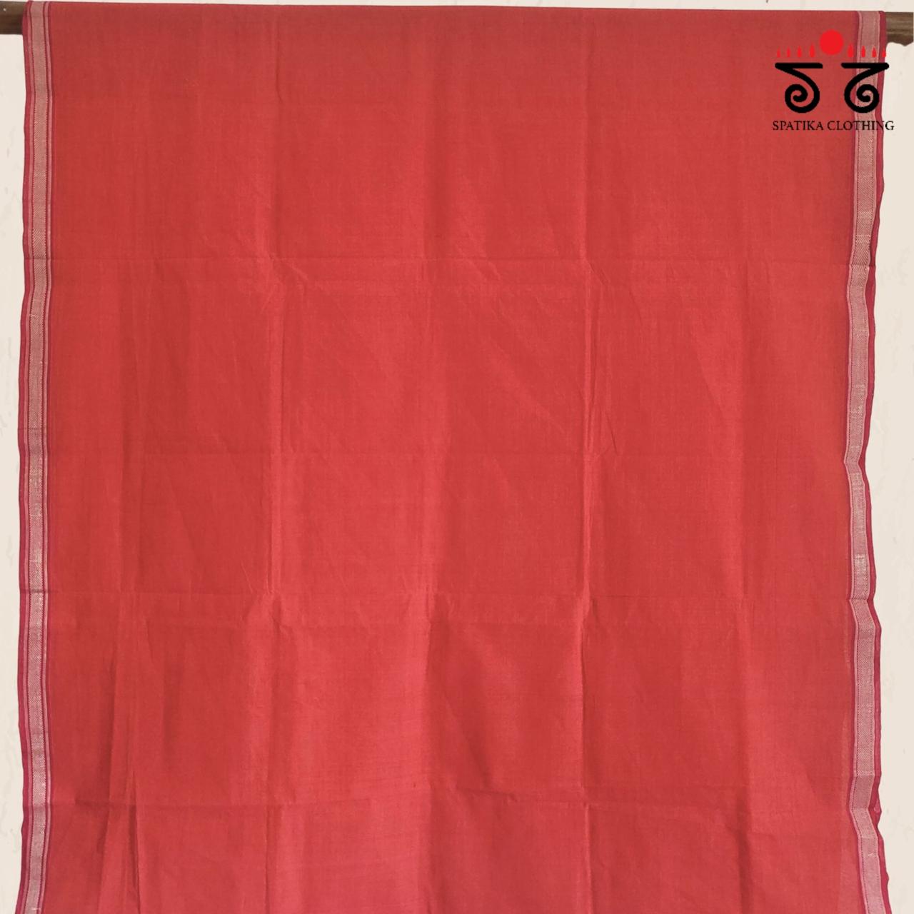 Andhra Handwoven Cotton Saree - Special Blouse