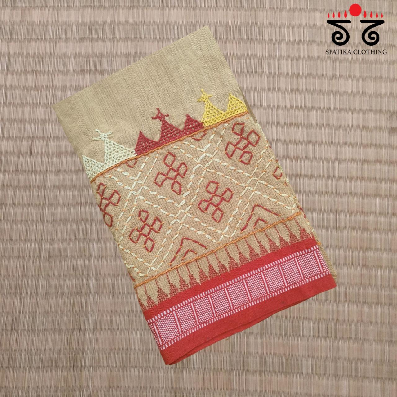 Lambani Handembroidery on Ponduru Blouse Fabric