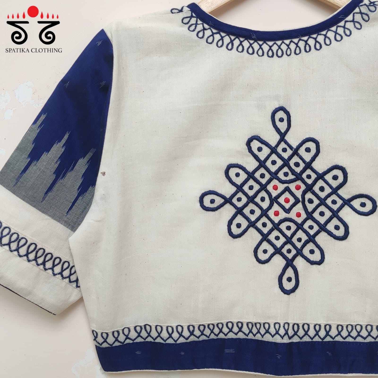 Ikat Kolam- Handcrafted Blouse