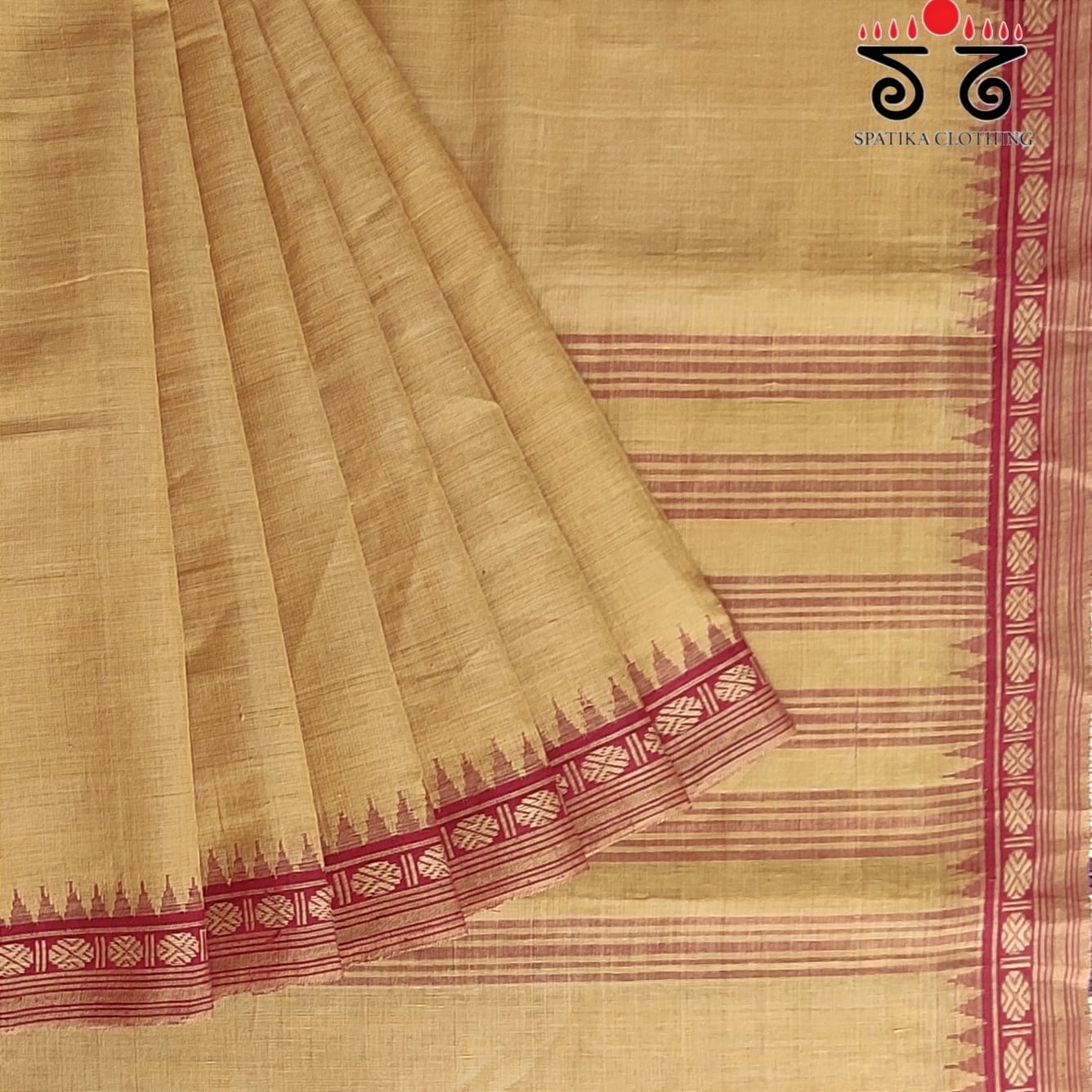 Ponduru Handspun Cotton Saree