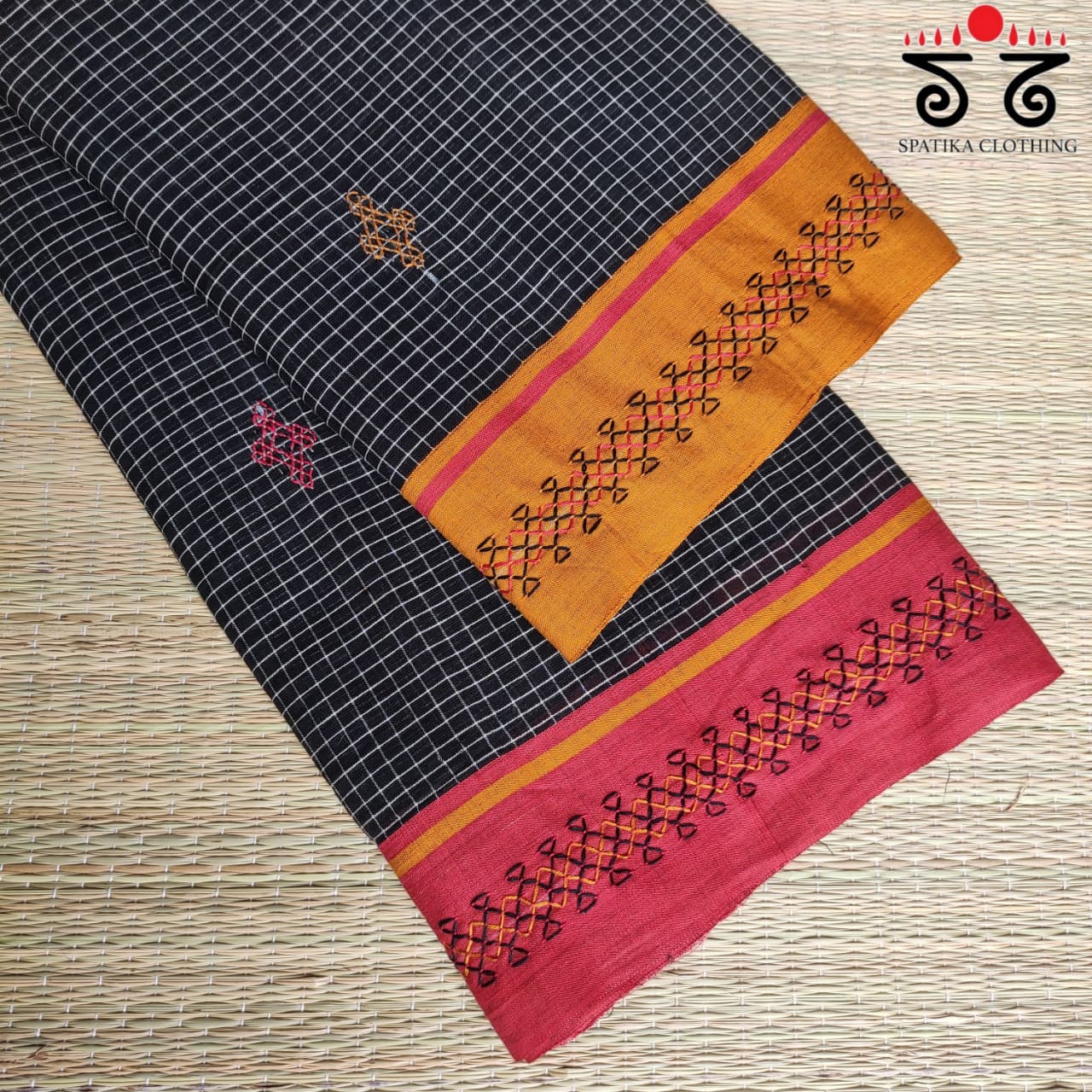 Lambani Handembroidery Patteda Anchu Saree