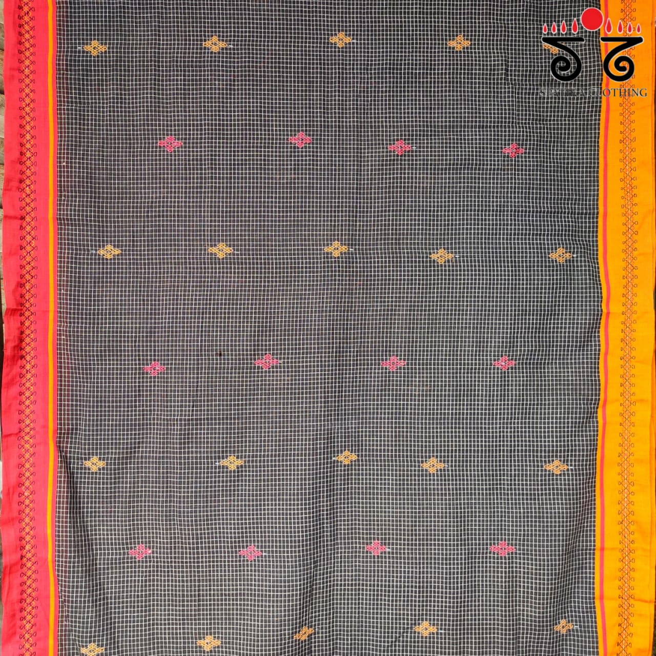 Lambani Handembroidery Patteda Anchu Saree