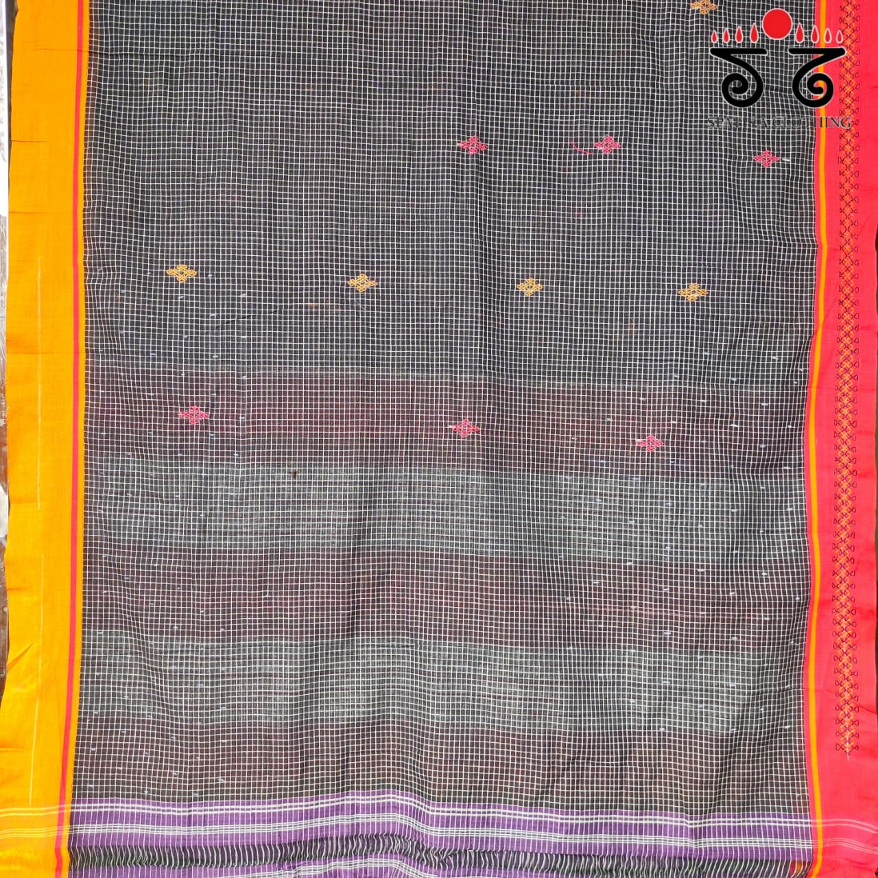 Lambani Handembroidery Patteda Anchu Saree