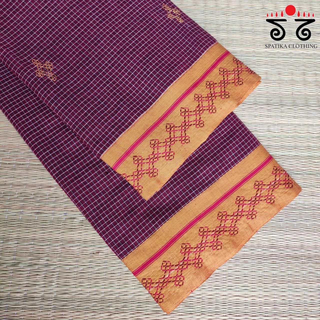 Lambani Handembroidery Patteda Anchu Saree