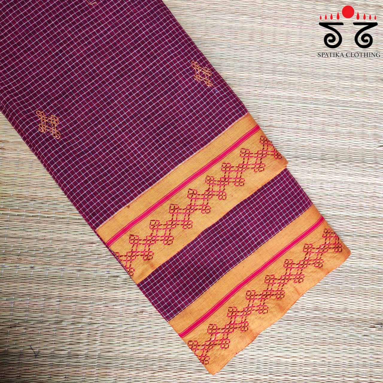 Lambani Handembroidery Patteda Anchu Saree