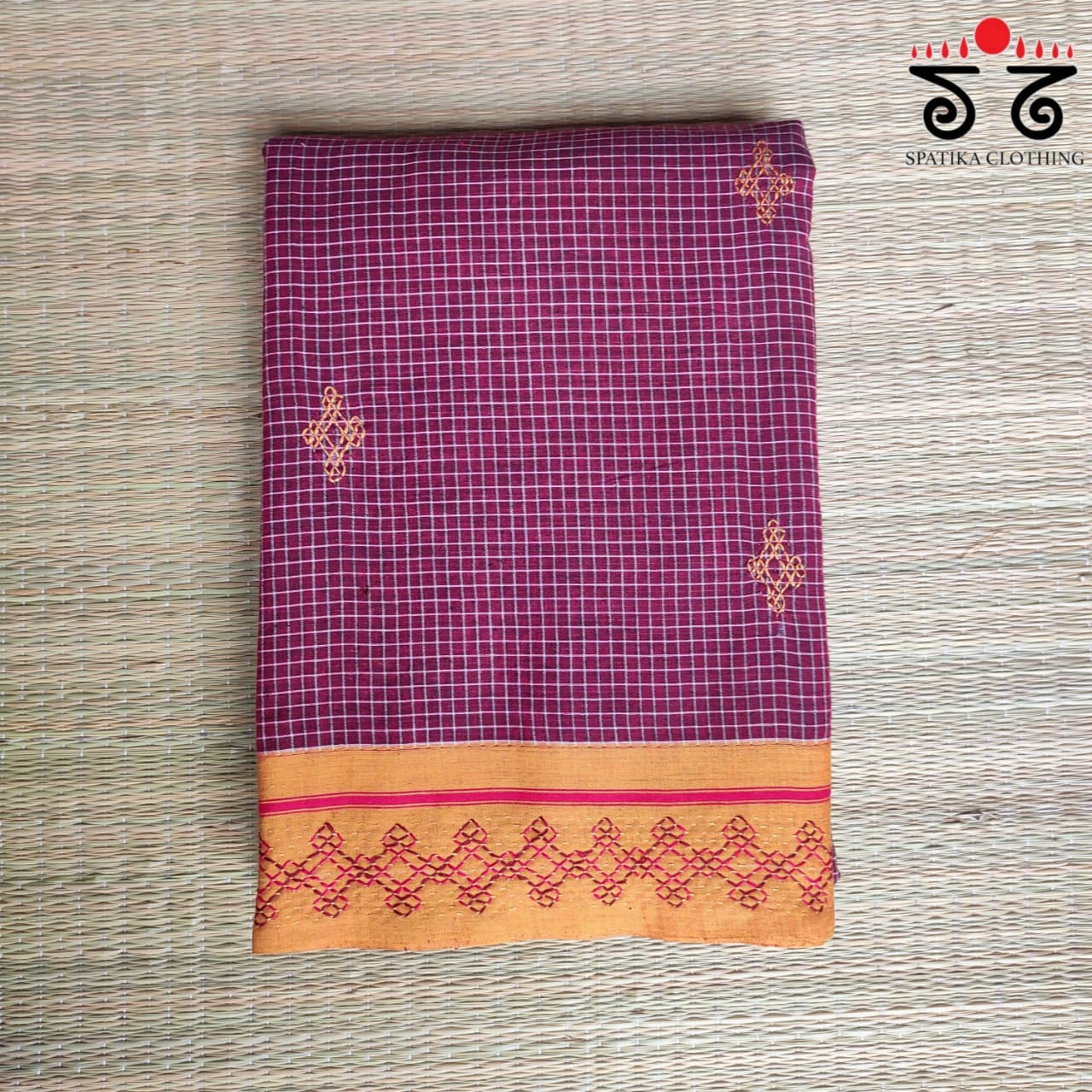 Lambani Handembroidery Patteda Anchu Saree