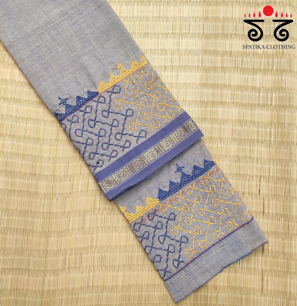 Lambani Handembroidery on Ponduru Blouse Fabric