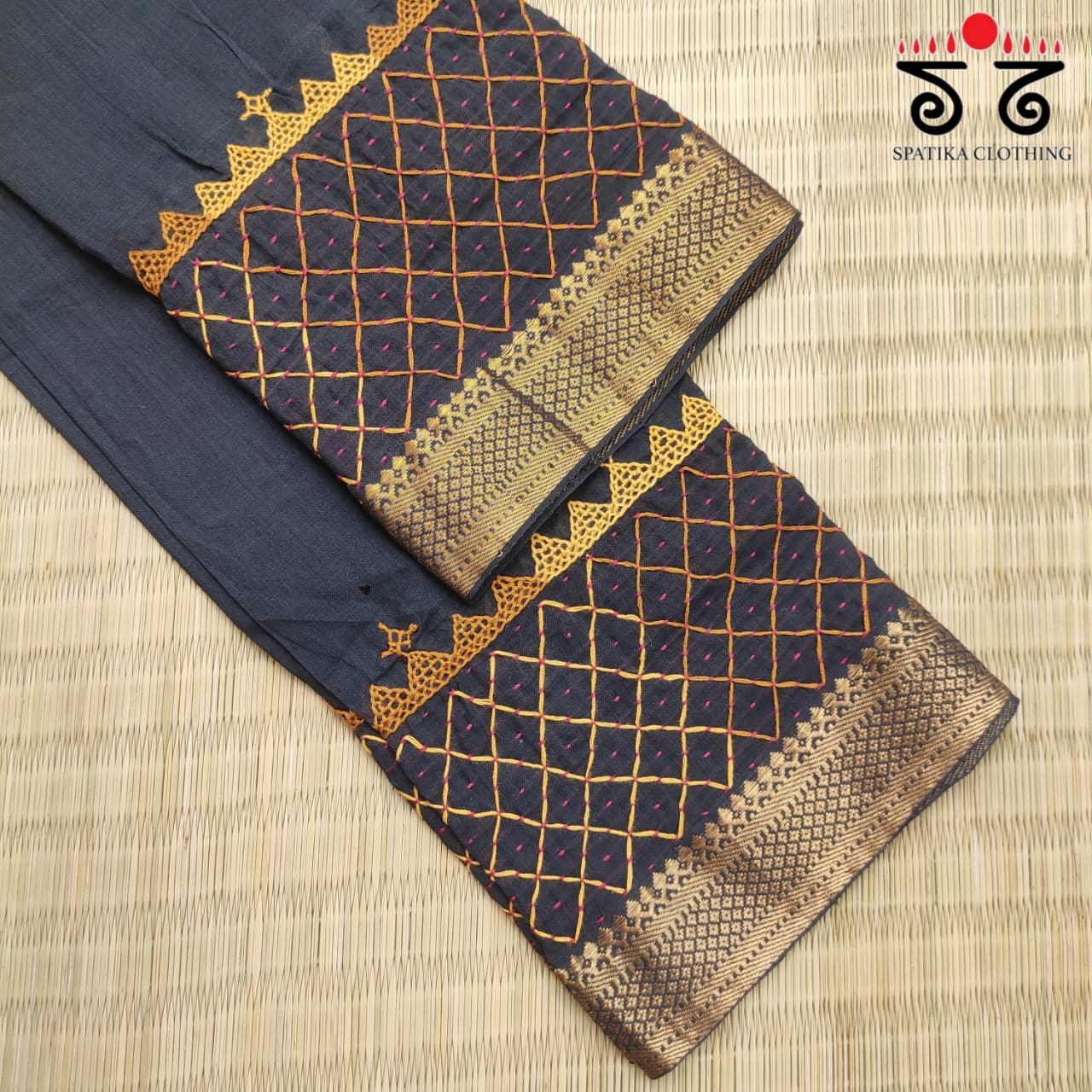 Lambani Hand-embroidered Blouse Fabric