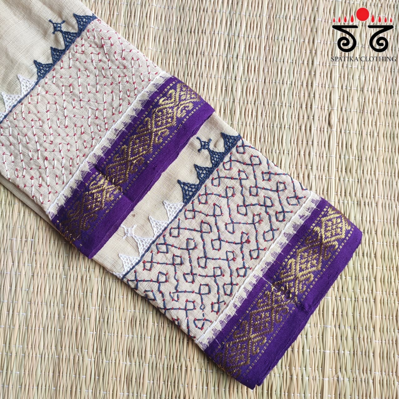 Lambani Hand-embroidered Ponduru Blouse Fabric
