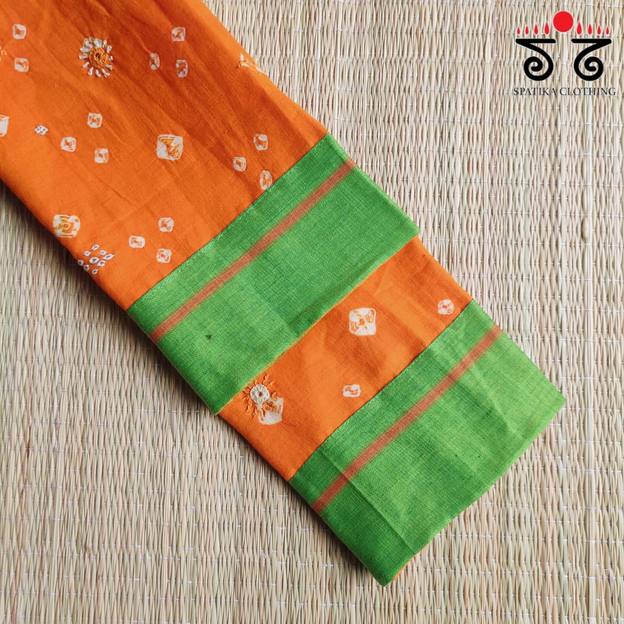 Banjara Hand Embroidered Bandhani Blouse Fabric