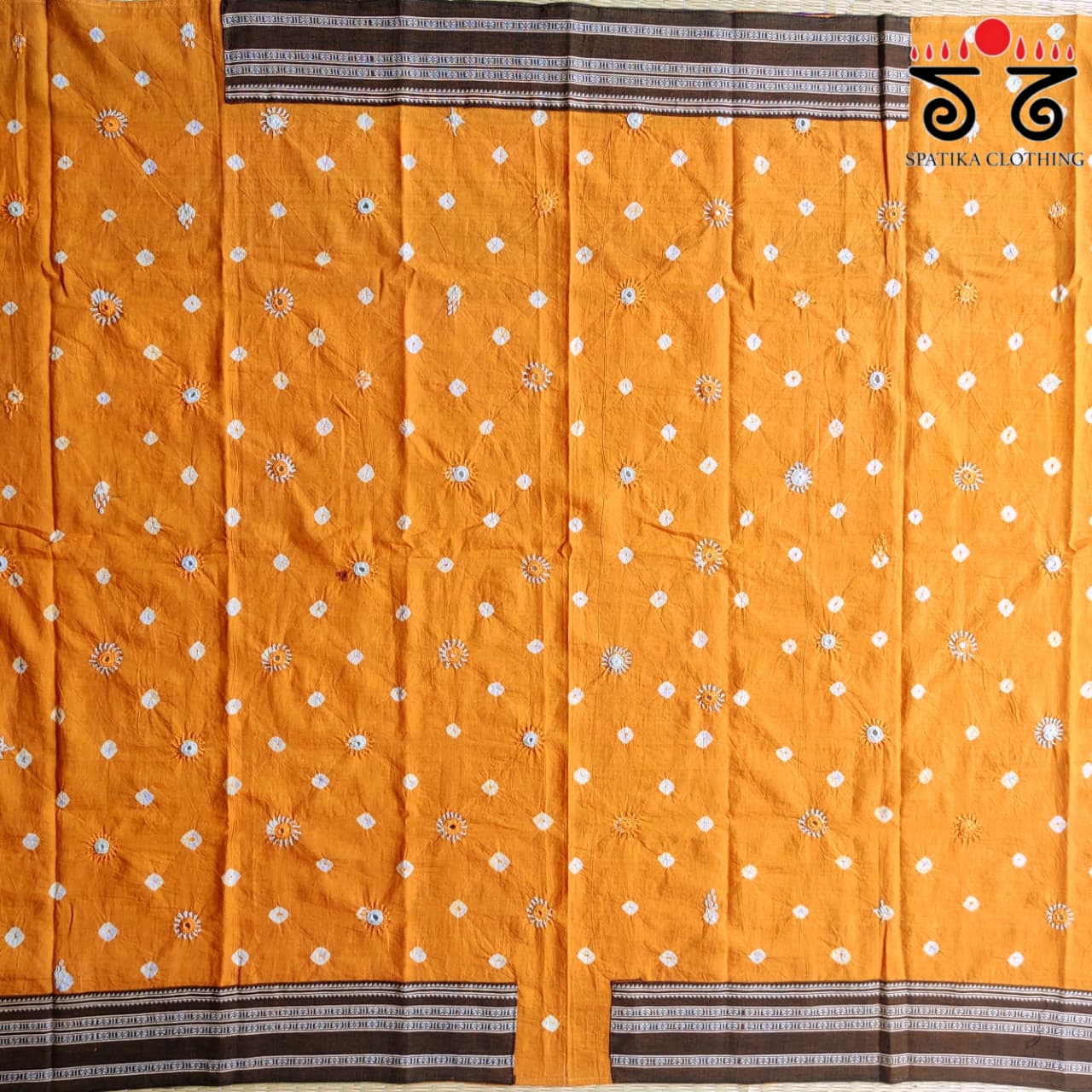 Banjara Hand Embroidered Bandhani Blouse Fabric