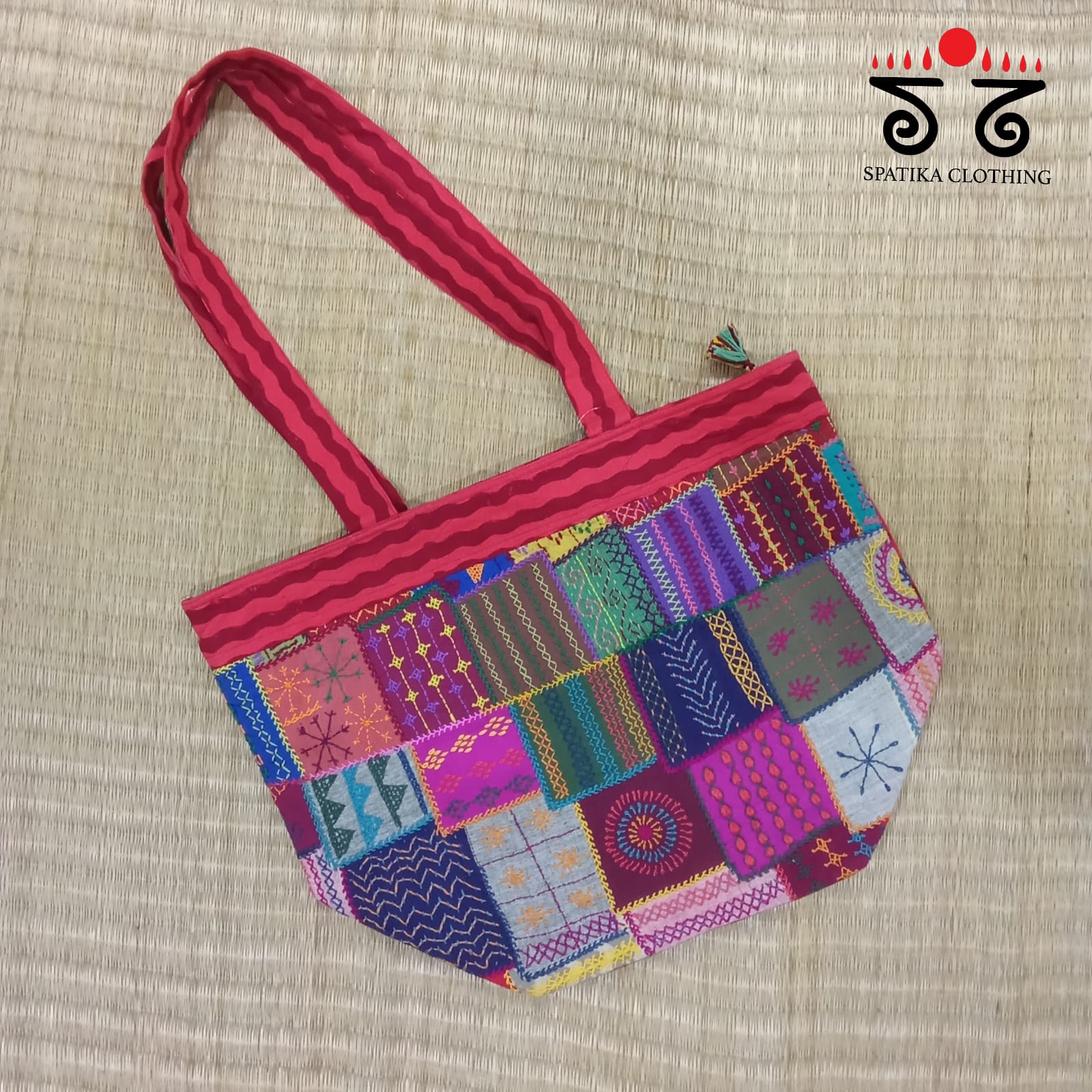 Hand Embroidered Hand Bag