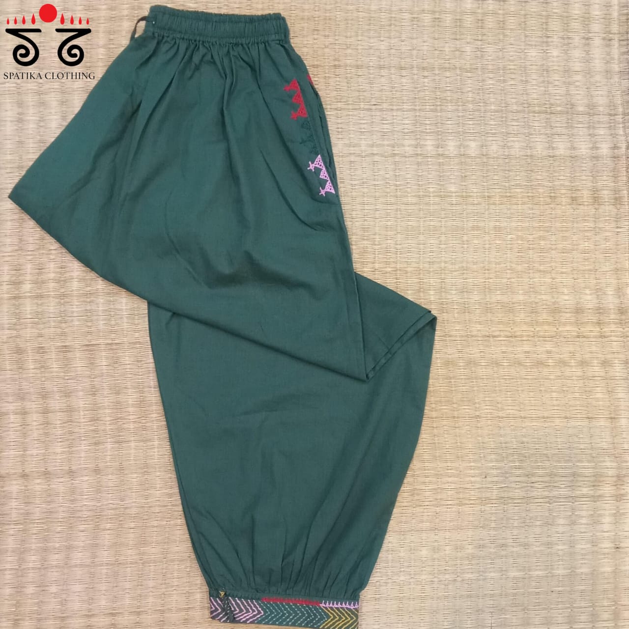 Hand Embroidered Women's Pant