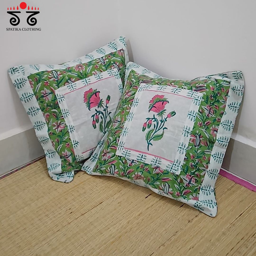 Hand Block Printed Cushion Covers