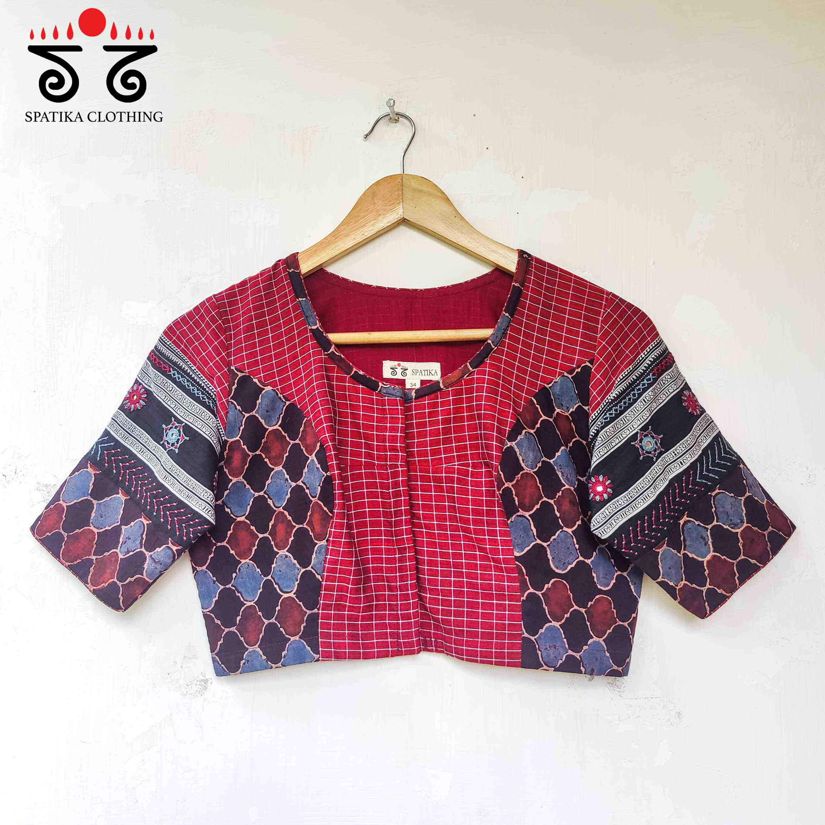 Ajrak Lambani-Handcrafted Blouse - New!