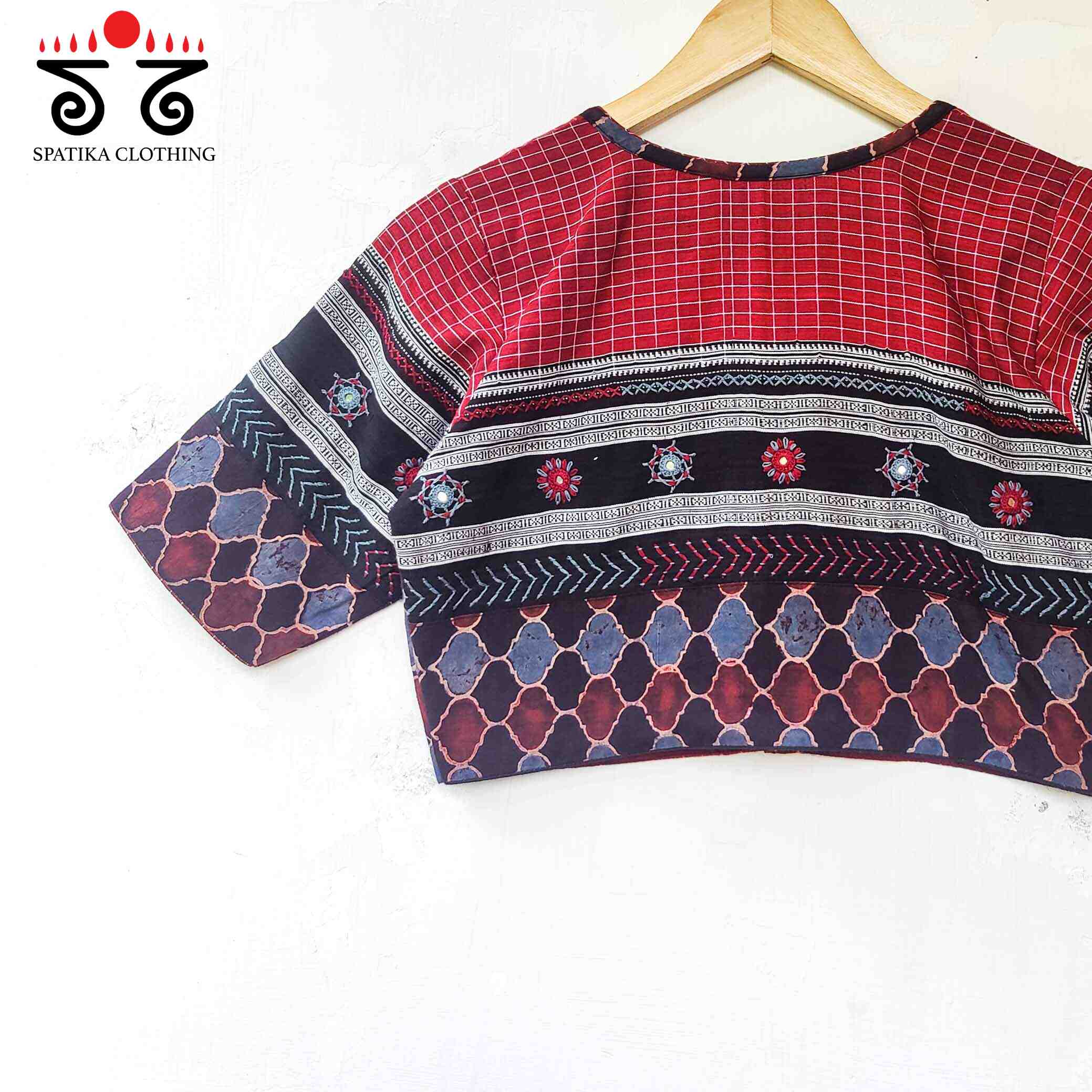 Ajrak Lambani-Handcrafted Blouse - New!