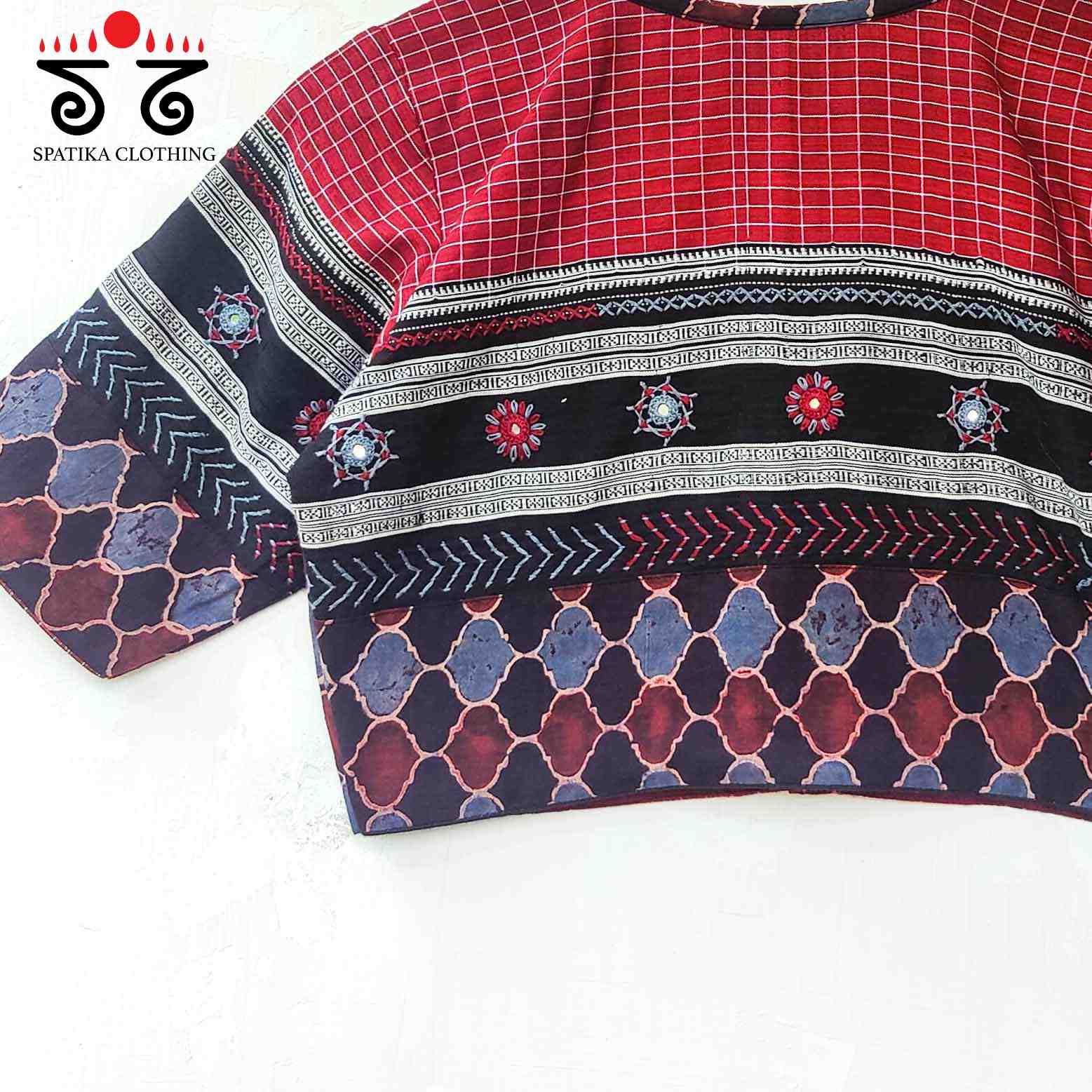 Ajrak Lambani-Handcrafted Blouse - New!